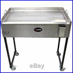 Ematik Griddle 31 100% Heavy Duty Gauge Steel Stainless Steel Catering Grill