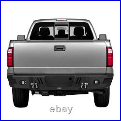 Fit 2011-2016 Ford F250 F350 11-Gauge Steel Off-Road Rear Bumper withLight D-ring