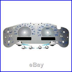 For Chevy Silverado 2500 HD 07-13 Gauge Face Kit Stainless Steel Gauge Face Kit