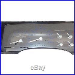 For Chevy Tahoe 95-98 Stainless Steel Gauge Face Kit w Blue Numbers, 100 MPH