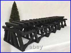 G Scale LOW BOY TRAIN TRESTLE Train Bridge Garden Outdoor Scenery G Gauge