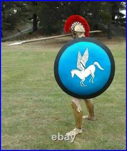 Greek Corinthian Spartan Shield New sca larp trojan troy armor 18 Gauge Steel
