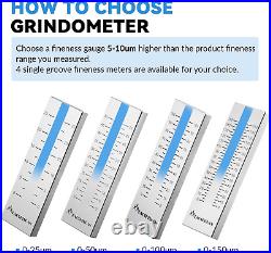 Grindometer Stainless Steel Fineness Gauge Iso Standard Single Groove 0-100um