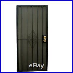 Grisham Exterior Security Door 34 in. X 80 in. Scratch-Resistant Gauge Steel