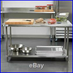 HEAVY DUTY ALL Stainless Steel Work Prep Commercial Table 16 Gauge 30 x 60 NSF
