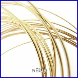 Handmade 24k Pure. 999 Solid Gold 18-30 Gauge 12 Inch Hard Round Wire Brand New