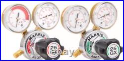 Harris Gauges Set 25gx-15 and 25gx-145 With Quick Connector. Brand new