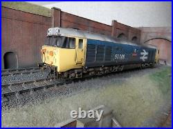 Heljan O gauge class 50008 Thunderer DCWA, weathered. Brand new. Mint in box