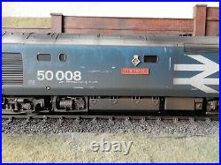 Heljan O gauge class 50008 Thunderer DCWA, weathered. Brand new. Mint in box