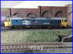 Heljan O gauge class 50008 Thunderer DCWA, weathered. Brand new. Mint in box