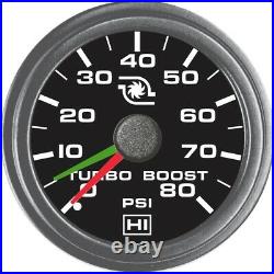 Hewitt 108-103-1R-1 Universal 2 80 PSI Dual Boost Gauge Kit