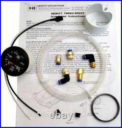 Hewitt 108-103-1R-1 Universal 2 80 PSI Dual Boost Gauge Kit