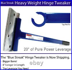 Hinge Tweaker Heavy Weight Size for. 180 Gauge Door Hinge adjustment tool