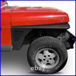 Hooke Road Front Fender Flares For 1987-1995 Jeep Wrangler YJ