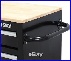 Husky Mobile Workbench Tool Storage Chest 66 W 24 D 12-Drawer 21-Gauge Steel