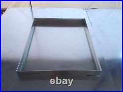 Hvac Drain Pan 16 X 28 X 2 Galvanized 26 Gauge Sheet Metal