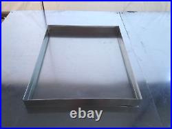 Hvac Drain Pan 24 X 26 X 2 Galvanized 26 Gauge Sheet Metal