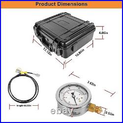 Hydraulic Pressure Test Kit 5 Gauges 5 Test Hoses 13 Couplings 14 Tee Connectors