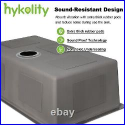 Hykolity Kitchen Sink 30 x 18 x 10 inch Undermount Stailess Steel 16 Gauge