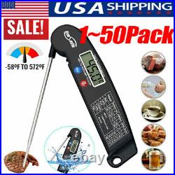 Instant Read Digital Meat Thermometer BBQ Grill Smoker For Kitchen Food Cooking
