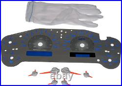 Instrument Cluster Upgrade Kit Stainless Steel With Trans Temp (Dorman 10-0108B)