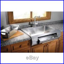 JULIEN Classic 0201 Farmhouse 16 Gauge Stainless Steel Single Bowl Kitchen Sink