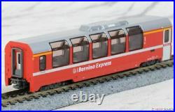 KATO N Gauge Rhatische Bahn (RhB) Bernina Express 3 Car Set 10-1655 UK STOCK