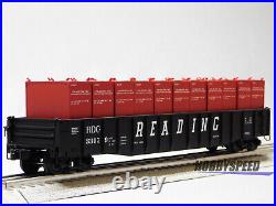 LIONEL READING PS-5 GONDOLA With COKE CONTAINERS O GAUGE train freight 2426300 NEW