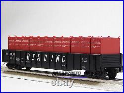 LIONEL READING PS-5 GONDOLA With COKE CONTAINERS O GAUGE train freight 2426300 NEW