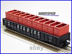 LIONEL READING PS-5 GONDOLA With COKE CONTAINERS O GAUGE train freight 2426300 NEW