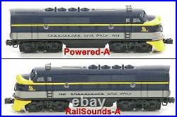Lionel 6-38144 Chesapeake & Ohio C&O F3 A-A Diesel Set withTMCC/RailSounds 2000 C9