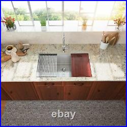 Lordear 33x19 Undermount Kitchen Sink 16 Gauge Stainless Steel Single Bowl