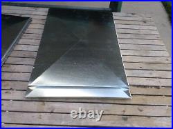 Lot(2)DUCT PLENUM 17.5 X 21 X 22 LONG With2-16 collars GALVANIZED STEEL 26 GAUG