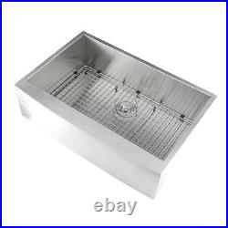 Luxury Extra Thick 16 Gauge Stainless Steel Apron Farmhouse Kitchen Sink 36 inch