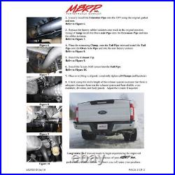 MBRP S62930409 DPF Filter Back Exhaust for 2017-'20 Ford F-250 350 6.7 V8