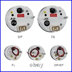 MOTOR METER RACING Classic Green 6 Gauge Set Electrical Speedometer KMH °C BAR