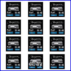 Magma Electric Guitar Strings Light Gauge FLAT Stainless Steel Set. 010.046