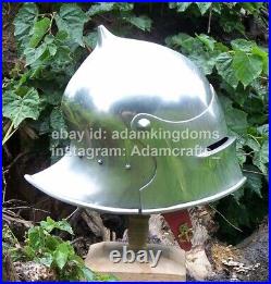 Medieval 16 Gauge Steel Italian Sallet Helmet Armor Helm