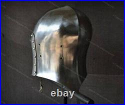 Medieval 18 Gauge Steel Helmet New Templar Knight Helmet Armor Cosplay Replica