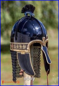 Medieval Armor 18 Gauge Steel Helmet Knight Armor Viking LARP SCA new gift item