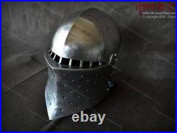 Medieval Armor New Templar Knight Helmet 18 Gauge Steel Helmet gift Item