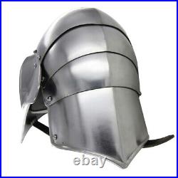 Medieval Dark Warrior Steel Greaves Medieval 18 Gauge Steel Avenger Medieval