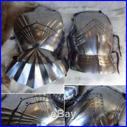 Medieval Highly Decorative Gothic Cuirass 16 Gauge Steel Ideal for Re-enactment