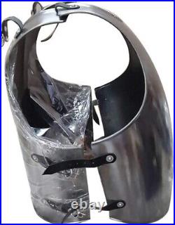 Medieval Knight 15 Gauge Steel Body Chest Armor Muscle Plate Cuirass