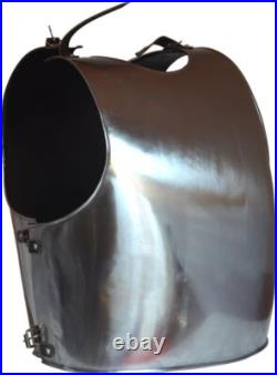 Medieval Knight 15 Gauge Steel Body Chest Armor Muscle Plate Cuirass