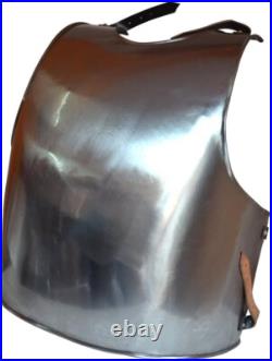 Medieval Knight 15 Gauge Steel Body Chest Armor Muscle Plate Cuirass
