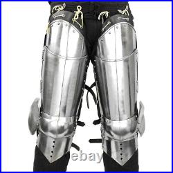 Medieval Leg Armor Set / Cuisse and Poleyn 18 Gauge Steel