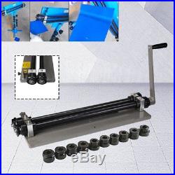 Metal Bead Roller Steel Gear Drive Bench Mount Rolling Tool 18-Gauge Capacity