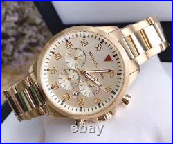 Michael Kors Men's Gage Chronograph Gold-Tone Stainless Steel Watch MK8491