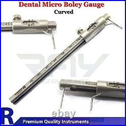 Micro Boley Gauge Dental VDO Ruler Gauge Orthodontic Teeth Size Measure Gauges